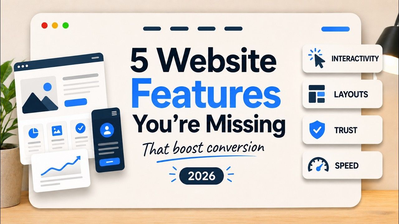 website features you should have for best conversion